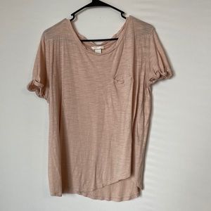 H&M Scoop Neck Pocket Tee